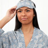 Kira Eye Mask | Blue Floral1