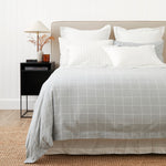 Cardrona Reversible Flannel Duvet Set | Blue White Check1